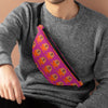 Vibrant Fanny Pack for Festivals, Travel, Sports, Gifts, Fashionable Carryall